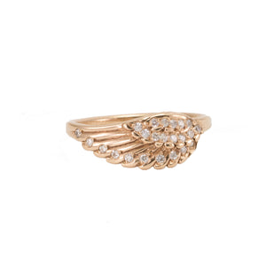 Wing with Diamonds Ring