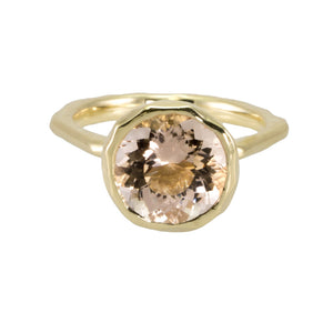 Round Morganite Ring