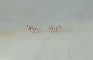 Baby Stars Diamond Stud Earrings