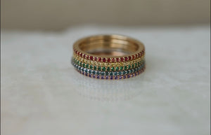 Build Your Own Rainbow Eternity Band