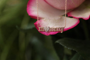Mommy Heart Diamond Necklace