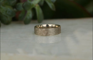 Men's Textured Band - 6.5mm