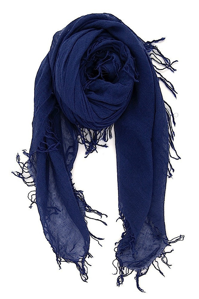 Medieval Blue Cashmere & Silk Scarf