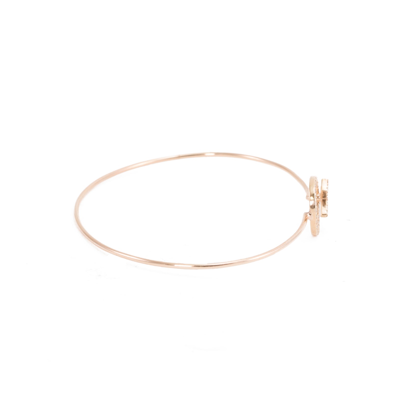 XO Diamond Cuff Bracelet