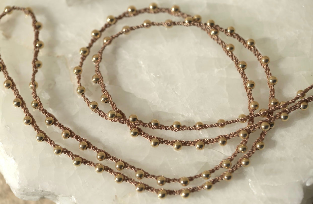 Gold Filled Wrap Around Bracelet