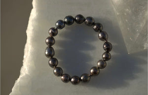 9MM Tahitian Pearl Stretch Bracelet