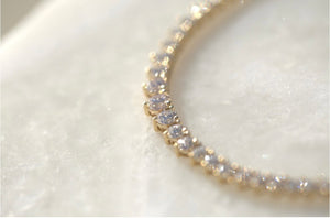 9.45CTW Graduating Lab Diamond Tennis Necklace