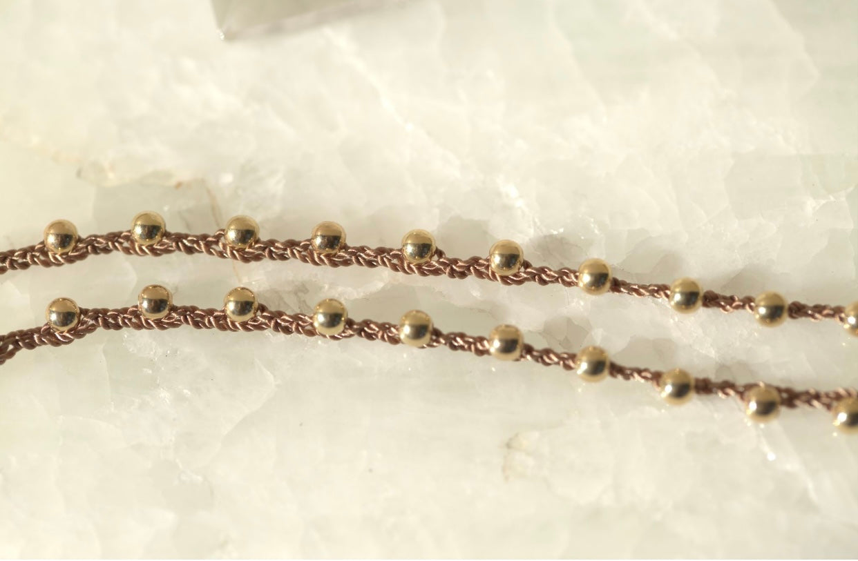 Gold Filled Wrap Around Bracelet