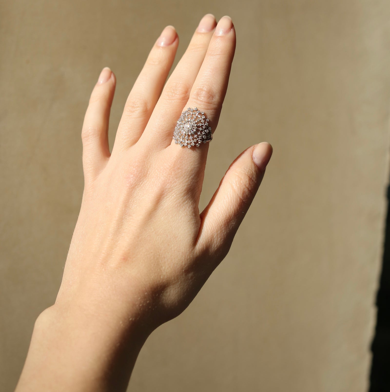 Starburst Diamond Ring