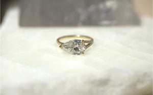 Pear Lab Diamond Split Band Ring