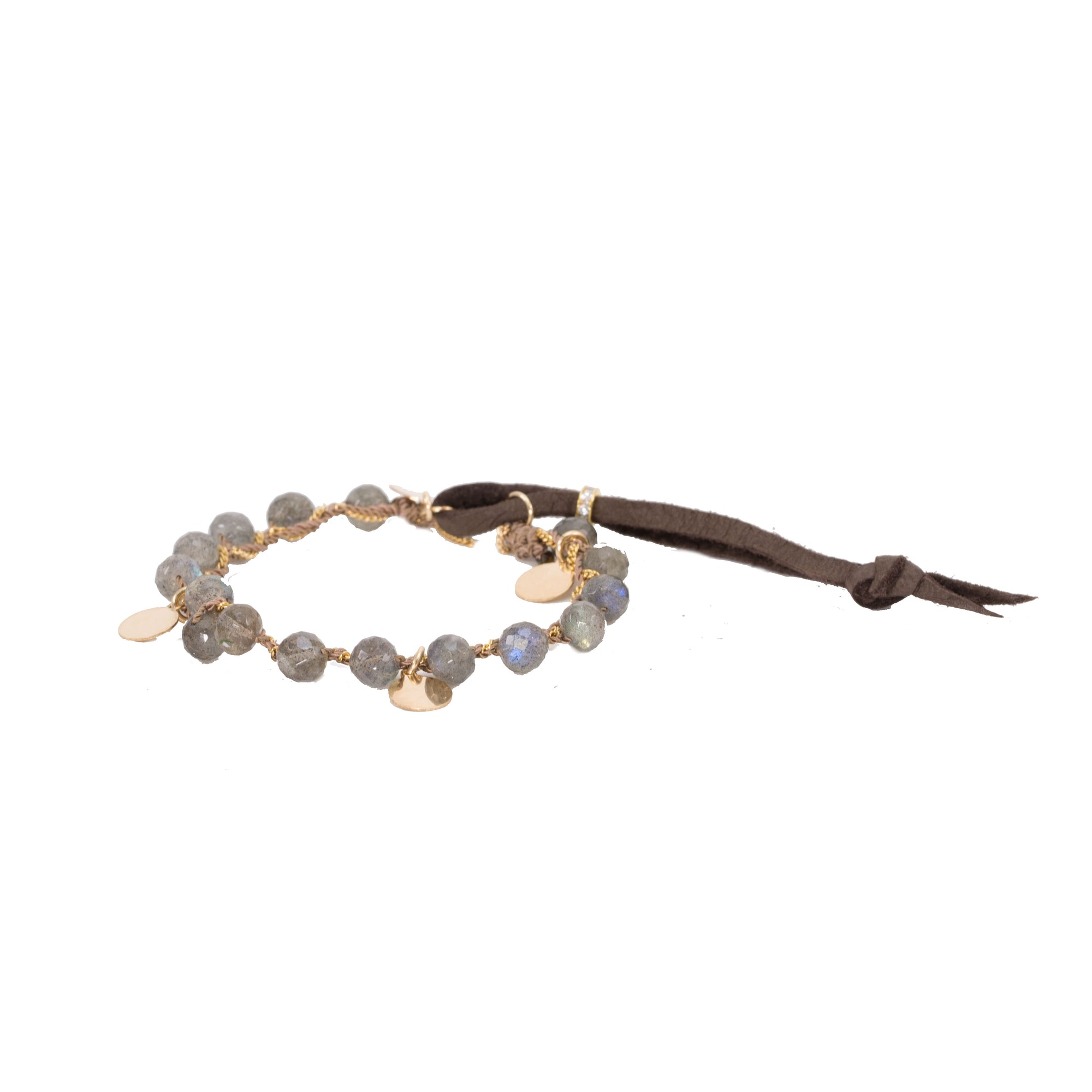 Labradorite & Chain Bracelet