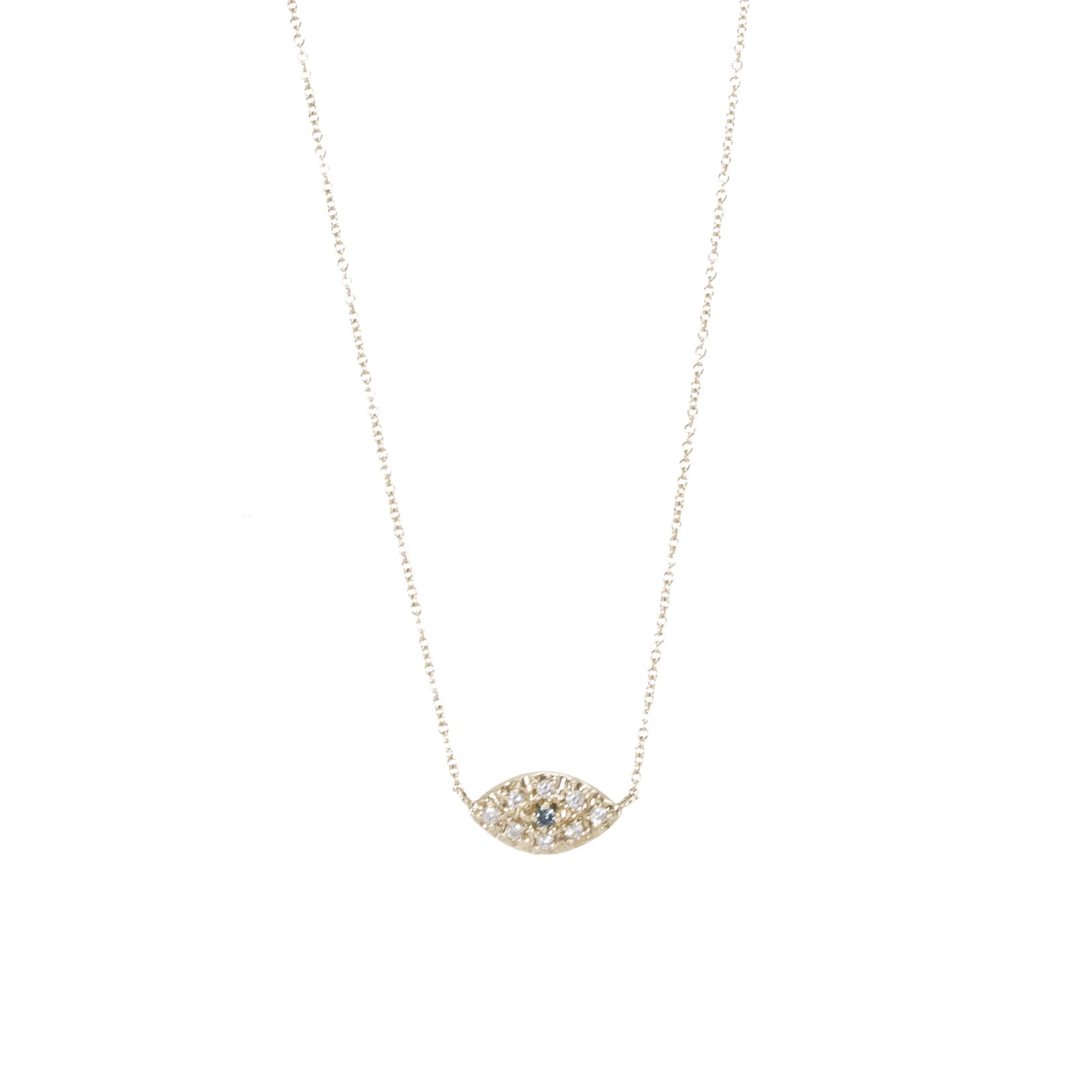 Evil Eye Diamond Necklace