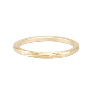Textured Band of 14K Gold