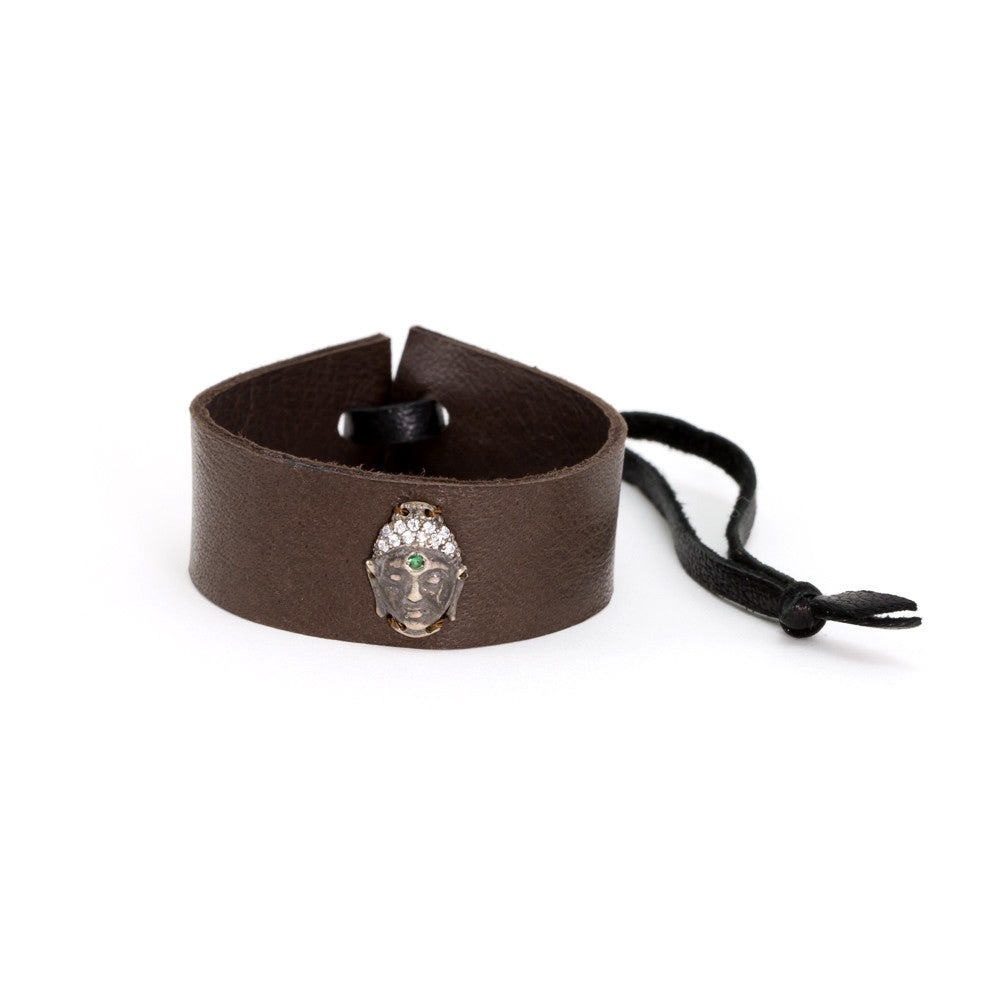 Buddha Leather Bracelet