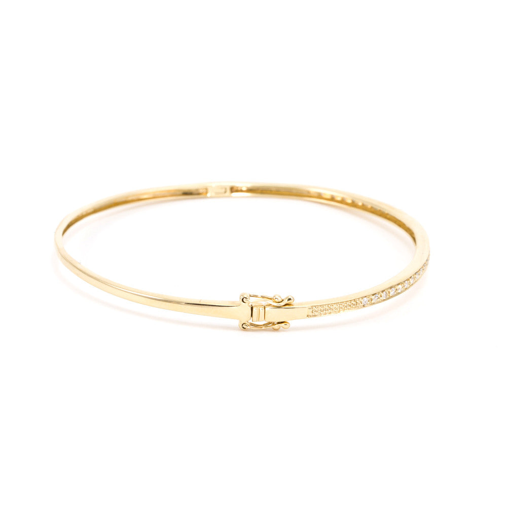 Diamond Pave Bangle Bracelet