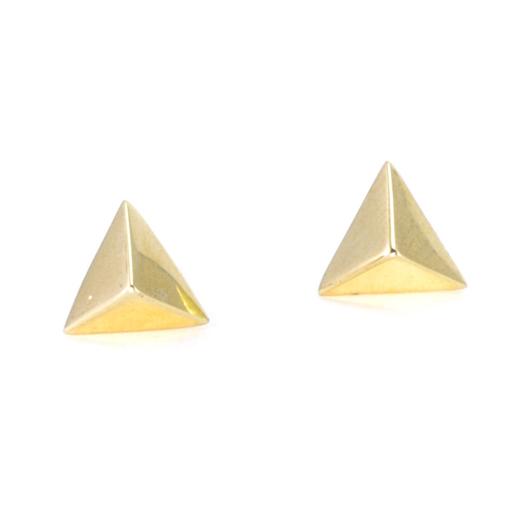 Pyramid Stud Earrings
