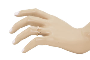 Horseshoe Diamond Ring