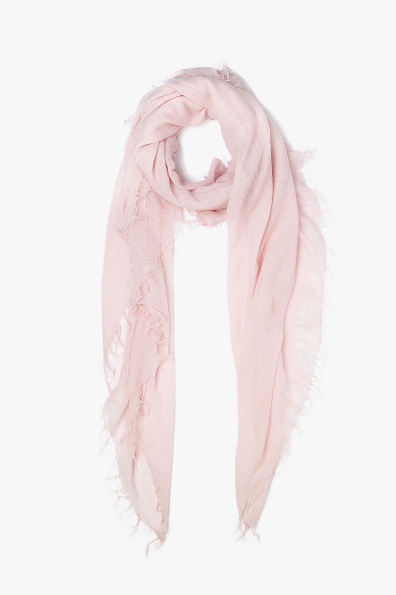 Mauve Chalk Cashmere & Silk Scarf