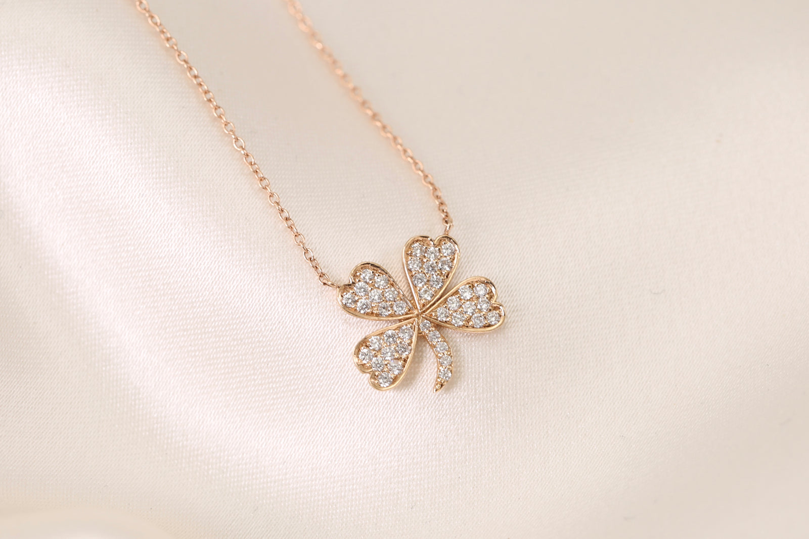 Lucky Clover Diamond Necklace